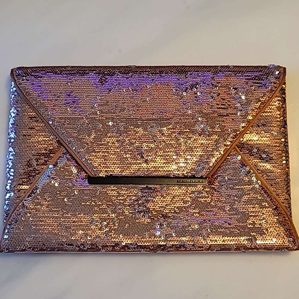 BCBG Sequin Envelope Clutch
